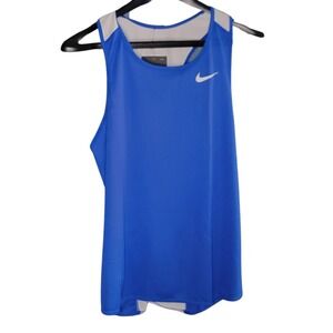 Nike NWT Running Tank Top‎ Sleeveless Athletic Training Gym Shirt Blue Small